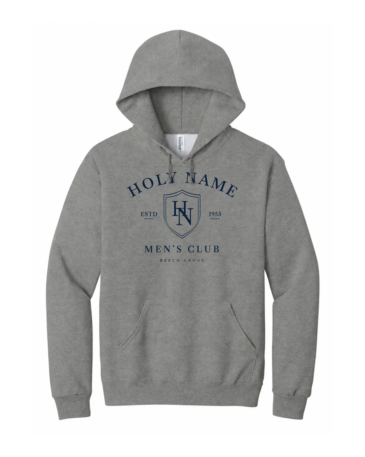 Club Pullover Hoodie, Oxford Gray, front