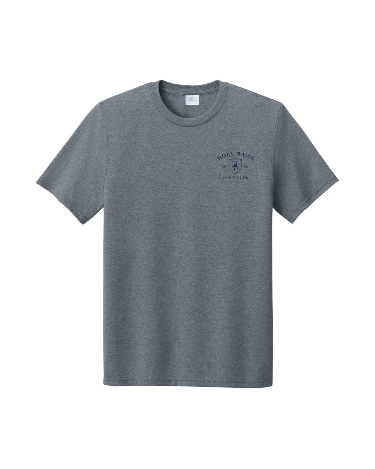Club Tri-Blend Tee, Graphite Heather, front
